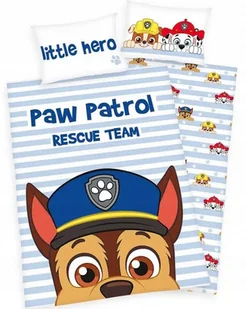POŚCIEL DLA DZIECKA 100x135 DO ŁÓŻECZKA PSI PATROL BAWEŁNIANA POSZEWKA - Pościel dla dzieci - miniaturka - grafika 1