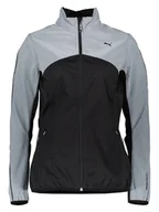Kurtki i kamizelki sportowe damskie - Puma Kurtka funkcyjna "NightCat" w kolorze szaro-czarnym - miniaturka - grafika 1