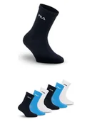 Skarpetki damskie - Fila Skarpety (6 par) w kolorze granatowym, niebieskim i białym - miniaturka - grafika 1