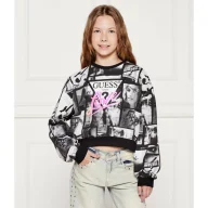 Bluzy dla dziewczynek - Guess Bluza Cropped Fit - miniaturka - grafika 1