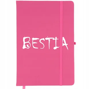 Notes Planer A5 Bullet Journal Różowy BESTIA Wz - Notesy i bloczki - miniaturka - grafika 1