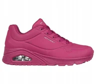 Buty sportowe damskie - Buty damskie sportowe Skechers Uno Stand tenisówki różowe oddychające - miniaturka - grafika 1