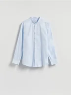 Koszule męskie - Reserved - Bawełniana koszula slim fit - jasnoniebieski - miniaturka - grafika 1