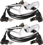 Akcesoria do słuchawek - Retevis M001 Dwukierunkowy zestaw słuchawkowy z 2-pinową osłoną słuchawki z rurką akustyczną (2 szt.) - miniaturka - grafika 1