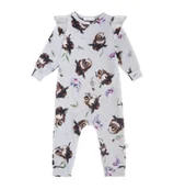 Pajacyki dla niemowląt - Pajac bez stópek Sowa 74 - miniaturka - grafika 1