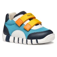 Buty dla chłopców - Geox B Iupidoo Boy C, Trampki dziecięce, granatowy, 26 EU - miniaturka - grafika 1