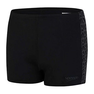 Kąpielówki męskie - Speedo boomstar splice aquashort black/oxid grey 32 - grafika 1