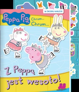 Z Peppą jest wesoło. Świnka Peppa. Chrum&#8230; Chrum&#8230; - Kolorowanki, wyklejanki - miniaturka - grafika 1
