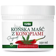 Żele i maści lecznicze - VIRDE Końska maść rozgrzewająca z konopiami 250 ml - miniaturka - grafika 1