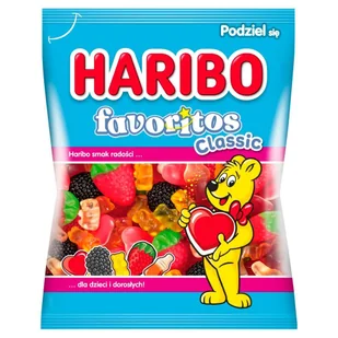 Haribo Favoritos Classic Żelki o samu owocowym część o smaku coli 150 g - Cukierki - miniaturka - grafika 1