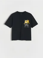 Koszulki dla chłopców - Reserved - T-shirt Pokémon - czarny - miniaturka - grafika 1