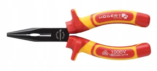 Szczypce wydłużone, proste 160mm 1000V Vde Hoegert - Kombinerki i obcęgi - miniaturka - grafika 2