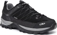 Buty trekkingowe męskie - Buty trekkingowe męskie CMP Rigel Low Trekking Shoe Wp Nero/Grey r. 46 (3Q13247-73UC) - miniaturka - grafika 1