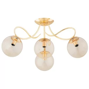 Oxa lampa sufitowa 4xE14 złota 63213 - Lampy sufitowe - miniaturka - grafika 1
