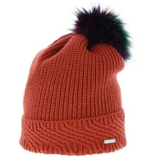 Czapki narciarskie - Czapka narciarska damska Viking Sofia z pomponem z futra naturalnego - miniaturka - grafika 1