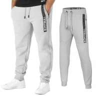 Odzież taktyczna i umundurowanie - Spodnie dresowe Pit Bull New Brushed Fleece Group New Hilltop - Ciemnoszary Melanż XXL - miniaturka - grafika 1