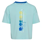 Koszulki dla dziewczynek - Koszulka dziecięca DIADORA JG. T-SHIRT SS LOGO MANIA - miniaturka - grafika 1