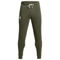Spodnie sportowe męskie - Męskie spodnie dresowe Under Armour Rival Terry Jogger Rozmiar: XL / Kolor: ciemnozielony - miniaturka - grafika 1