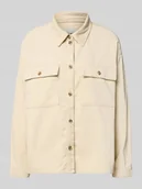 Kurtki damskie - Kurtka koszulowa o luźnym kroju z czystej bawełny model ‘MOXIE’ - miniaturka - grafika 1