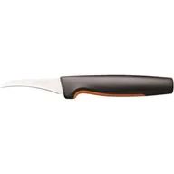 Noże kuchenne - Fiskars FUNCTIONAL FORM 1057545 NÓŻ DO SKROBANIA 7 CM ZAGIĘTY STAL NIERDZEWNA 1057545 - miniaturka - grafika 1