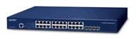 Switche - PLANET Layer 3 24-Port 10/100/1000T Zarządzany L3 Gigabit Ethernet - miniaturka - grafika 1
