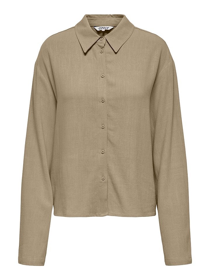 ONLY Bluzka w kolorze szarobrązowym