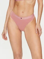 Majtki damskie - Tommy Hilfiger Stringi UW0UW04146 Różowy - miniaturka - grafika 1