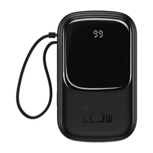Baseus Powerbank Qpow z kablem USB-C 20000mAh 22.5W USB USB-C IP Czarny PPQD-I01 - Powerbanki - miniaturka - grafika 1