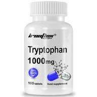 Witaminy i minerały dla sportowców - IronFlex Tryptophan 1000mg 100tabs - miniaturka - grafika 1