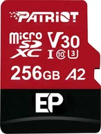 Karty pamięci - Patriot EP Pro A2 Micro SDXC 256GB 90/80 MB/s V30 U3 Class10 - miniaturka - grafika 1