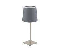 Lampy stojące - Eglo 54906 - LED Lampa stołowa 1xE14/6W/230V szara/chrom - miniaturka - grafika 1