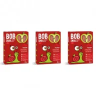 Inne słodycze - Bob Snail Przekąska jabłkowo-wiśniowa Zestaw 3 x 60 g - miniaturka - grafika 1