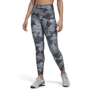 Damskie Legginsy REEBOK ID TRAIN CAMO TIGHT HT4928 – Czarny - Legginsy - miniaturka - grafika 1