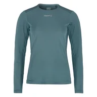 Koszulki i topy damskie - Damska Koszulka z długim rękawem CRAFT ADV ESSENCE LS TEE 2 W 1914797-387000 – Niebieski - miniaturka - grafika 1