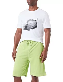 Spodenki męskie - BOSS Sefadebasic Męskie spodnie Jersey, Bright Green329, M - grafika 1