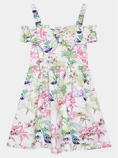 Guess Sukienka codzienna J4GK25 WBHQ0 Kolorowy Regular Fit - Sukienki i spódniczki dla dziewczynek - miniaturka - grafika 1