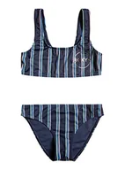 Stroje kąpielowe dla dziewczynek - Roxy Zestaw Bikini Bralette Dziewczyna Niebieski 6 - miniaturka - grafika 1