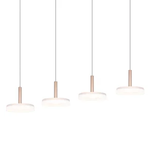 Wisząca lampa na listwie CELESTE 354910465 Trio LED 28W 3000K biały brązowy - Lampy sufitowe - miniaturka - grafika 1