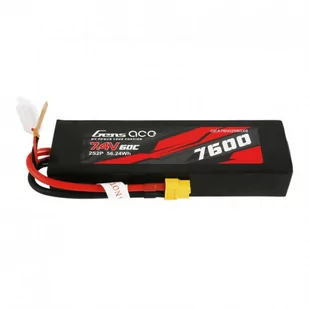 Gens Ace TATTU 7600mAh 7.4V 60C XT60 PC Gens Ace - Akcesoria i części modelarskie - miniaturka - grafika 1