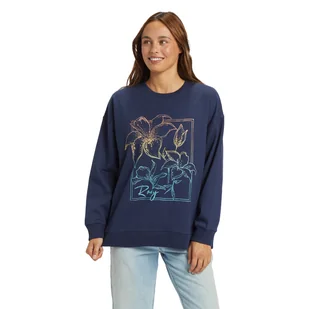 Damska Bluza ROXY MORNINGHIKEE J OTLR ARJFT04107-BSP0 – Granatowy - Bluzy damskie - miniaturka - grafika 1