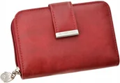 Portfele - Pojemny Portfel Damski Z Miękkiej Skóry Rozkładany Na Suwak Zamek Zatrzask - miniaturka - grafika 1