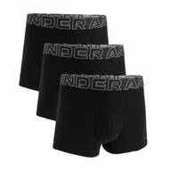 Majtki męskie - Męskie bokserki Under Armour M UA Perf Cotton 3in Rozmiar: XXL / Kolor: czarny/biały - miniaturka - grafika 1