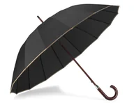 Parasole - Parasol EVITA 16 panelowy czarny - miniaturka - grafika 1