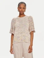 Swetry damskie - Munthe Sweter Ovacik 242161524272 Kolorowy Regular Fit - miniaturka - grafika 1