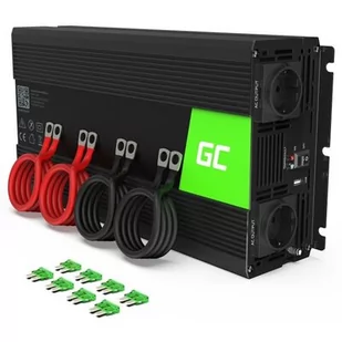 Green cell Przetwornica napięcia Inwerter Green Cell 24V na 230V 2000W/4000W Modyfikowana sinusoida INV26 - Akcesoria do kolektorów i fotowoltaiki - miniaturka - grafika 2