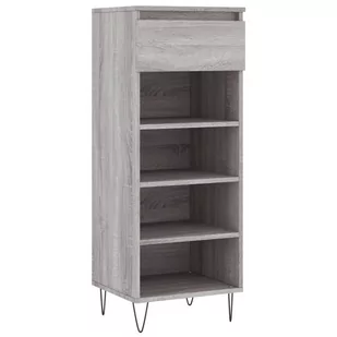 Szafka na buty, szary dąb sonoma, 40x36x105 cm Lumarko! - Szafki na buty - miniaturka - grafika 3