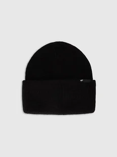 4F Czapka w kolorze czarnym - Czapki damskie - miniaturka - grafika 1