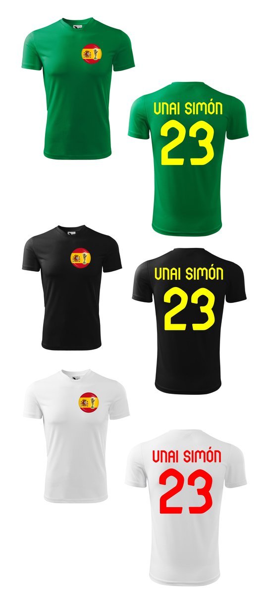 Treningowa Koszulka HISZPANIA UNAI SIMON 23 jr