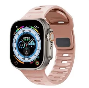Pasek opaska bransoletka ICONBAND LINE APPLE WATCH 4 / 5 / 6 / 7 / 8 / 9 / SE (38 / 40 / 41 MM) PINK - Akcesoria do smartwatchy - miniaturka - grafika 1