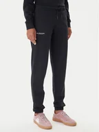 Spodnie sportowe damskie - Kappa Spodnie dresowe Festa 331M34W Czarny Regular Fit - miniaturka - grafika 1